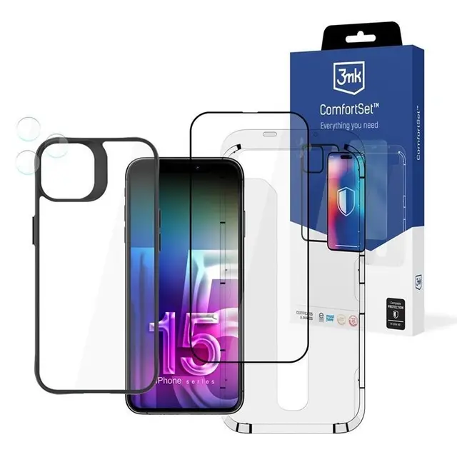3MK [4 PACK] iPhone 15 Pro Skyddspaket