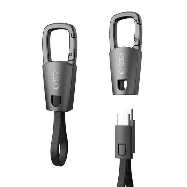 Tech-Protect Ultraboost DNA USB-C nyckelringskabel 60W 17cm