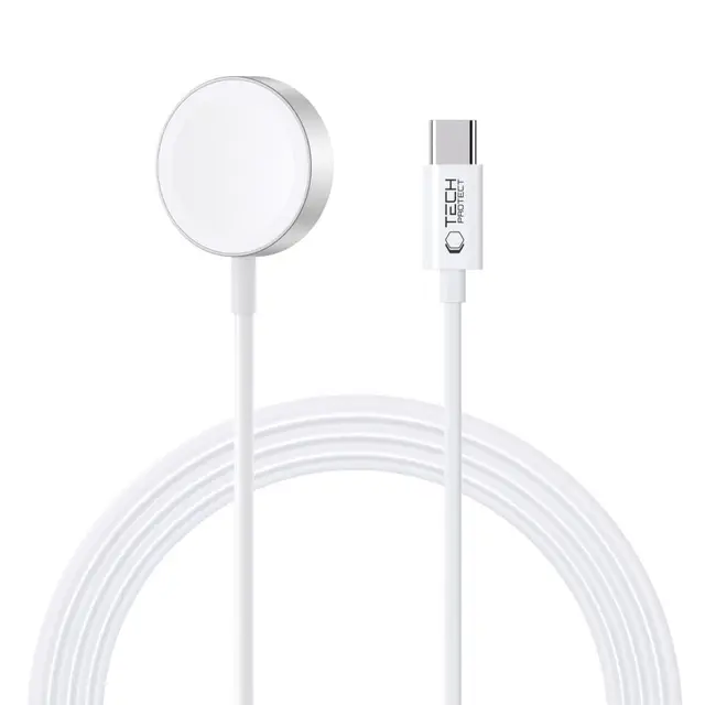 Tech-Protect UltraBoost magnetisk laddare Apple Watch USB-C 1.2m