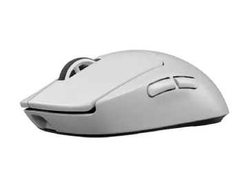 Spelmus - Logitech - G PRO X SLT 2 LS - Vit - Fjädermekanism - Trådbunden