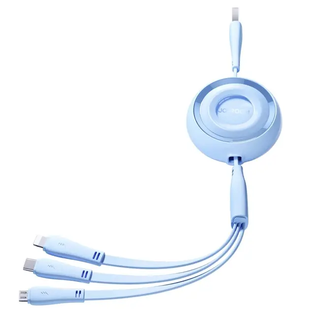 Joyroom 3in1 USB-A till USB-C Lightning microUSB kabel 1m