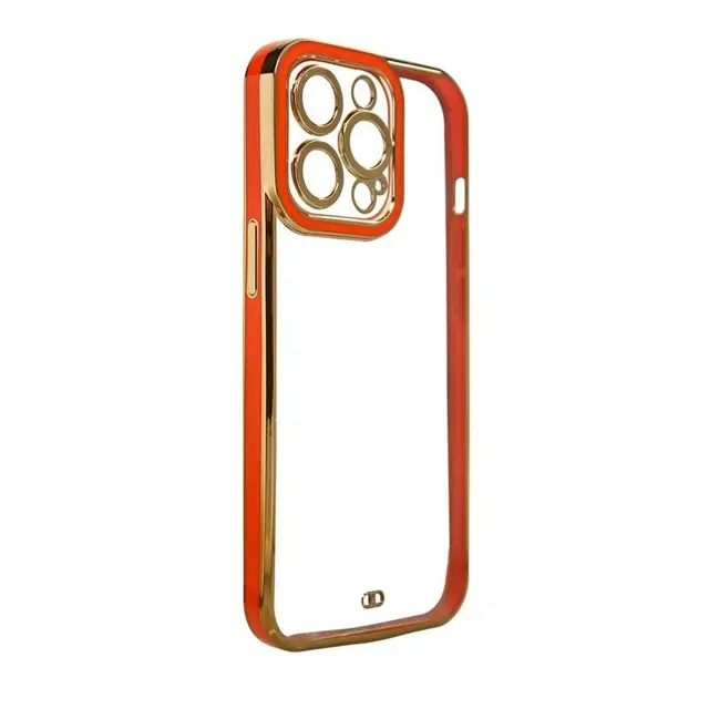 iPhone 13 Pro Max Skal Fashion Guld Frame Gel