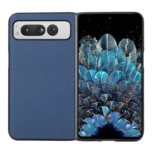 Mobilskal till Google Pixel Fold Carbon Fiber PU-Läder