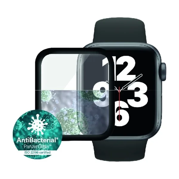PanzerGlass skärmskydd Apple Watch Series 4/5/6/SE 40 mm, svart