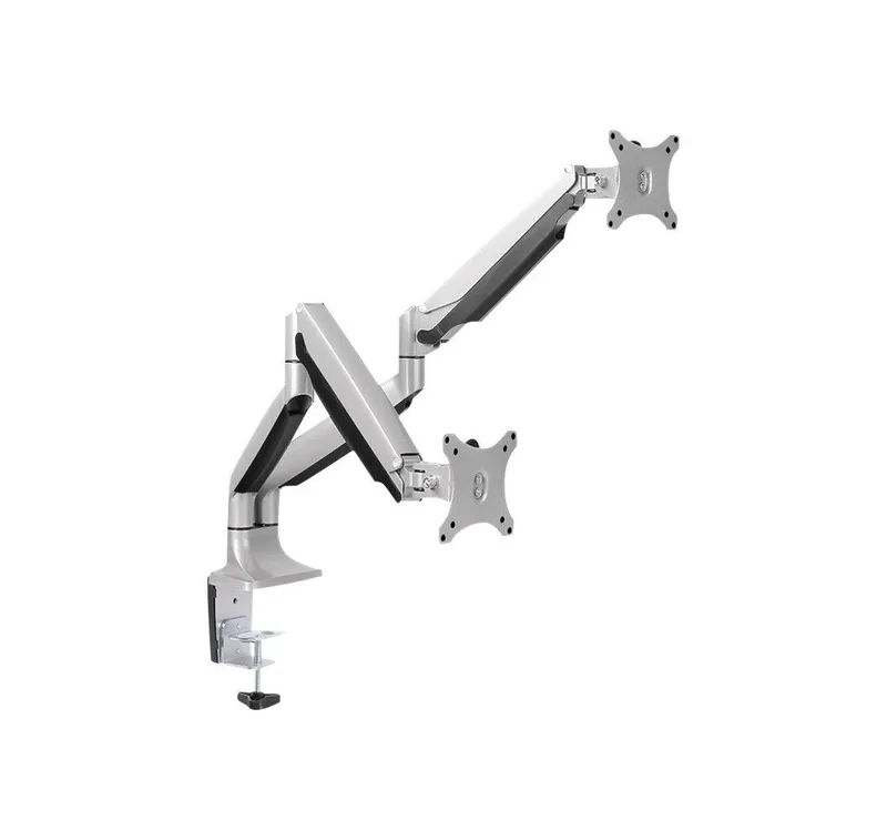 Logilink BP0043 Dual Monitor Skrivbordsfäste, 13"-32", gasfjäder, aluminium