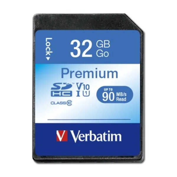 Verbatim Premium-minneskort 32 GB SDHC Class 10