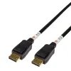 DisplayPort-kabel, DP 2.1, 8K@60Hz, Deltaco, 0,5 meter