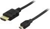 Deltaco HDMI till Micro HDMI-kabel / 3m