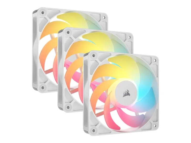 CORSAIR Lüfter 120*120*25 RS120-R White ARGB PWM Triple