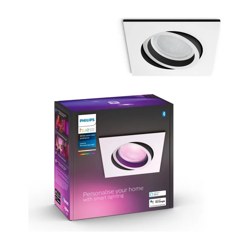 Philips Hue WCA Centura Square infälld spotlight