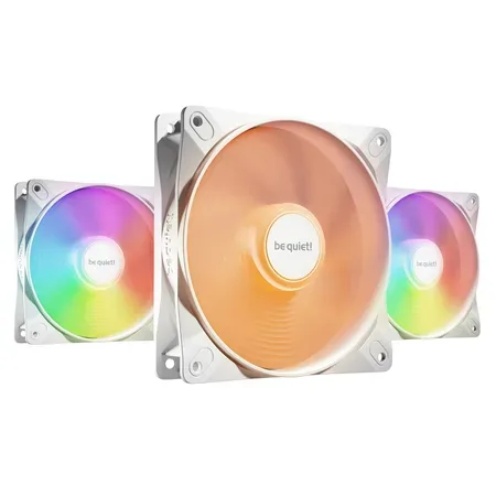 be quiet! LIGHT WINGS LX PWM White 120mm Triple-Pack