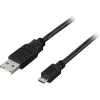 USB 2.0-kabel A ha till Micro B ha, 3 meter