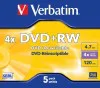 DVD+RW media Verbatim 4.7 GB 4X, 5-pack