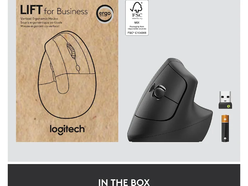 LOGITECH Lift Vertikal Business mus
