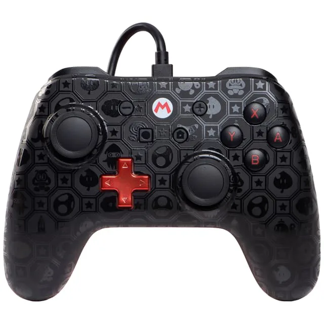 PowerA Nintendo Switch kontroller Shadow Mario edition