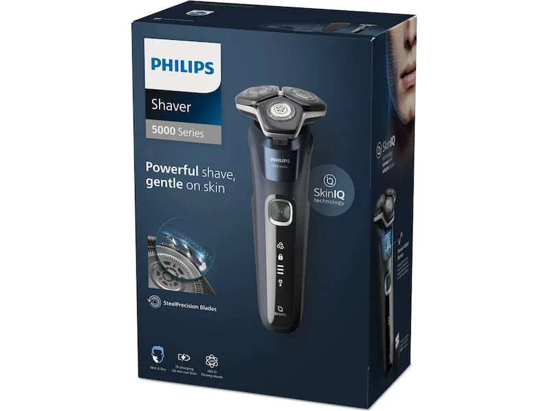 Philips Series 5000 Wet &amp; Dry elektrisk rakapparat S5885/35