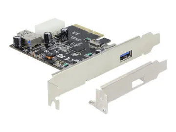 Delock PCI Express x4 Card 1 x external + 1 x internal SuperSpeed USB 10 Gbps (USB 3.1, Gen 2)
