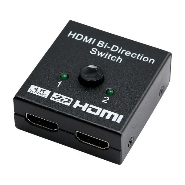 ELETRA HDMI 2,0 2-Port Dubbelriktad omkopplare