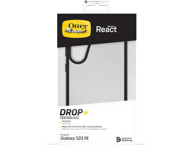 OTTERBOX Galaxy S23 FE Black ReactSkal