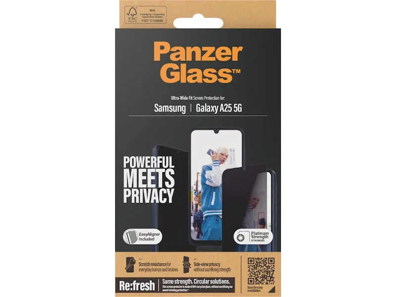 PANZERGLAS s Galaxy A25 5G Privacy skärmskydd