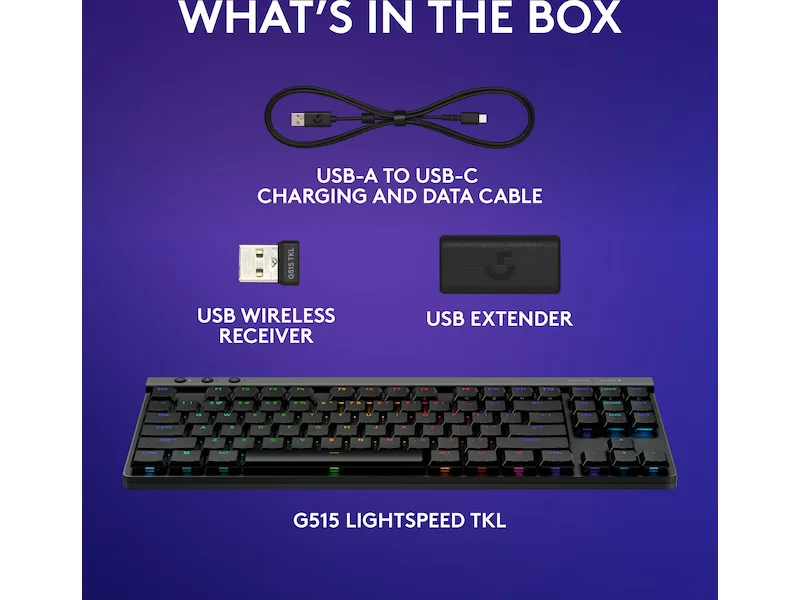 LOGITECH G G515 Lightspeed Gamingtangentbord