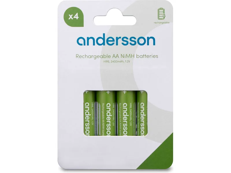 ANDERSSON uppladdningsbart AA batteri