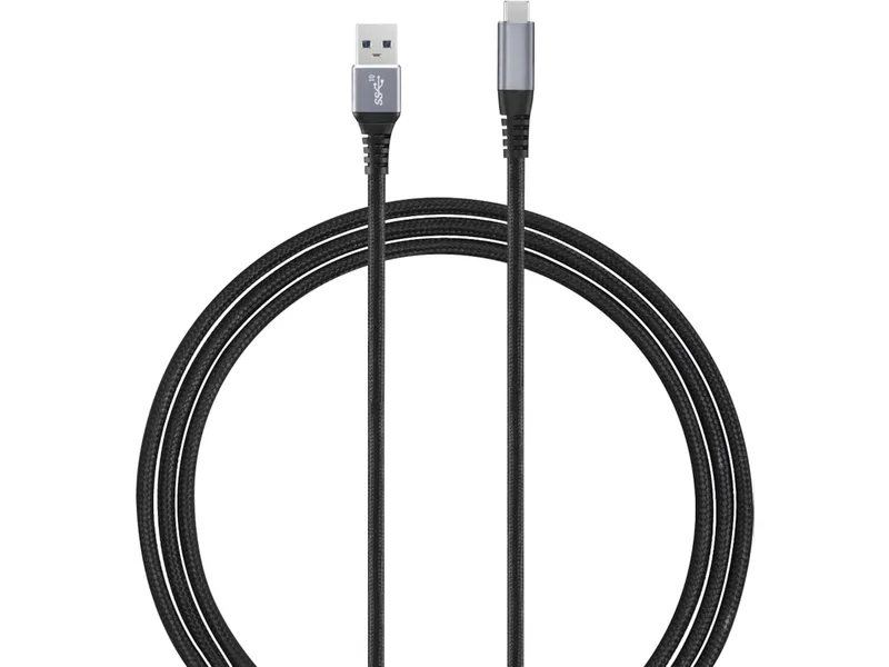 ANDERSSON USB-C till USB-A kabel 1,5m (svart)