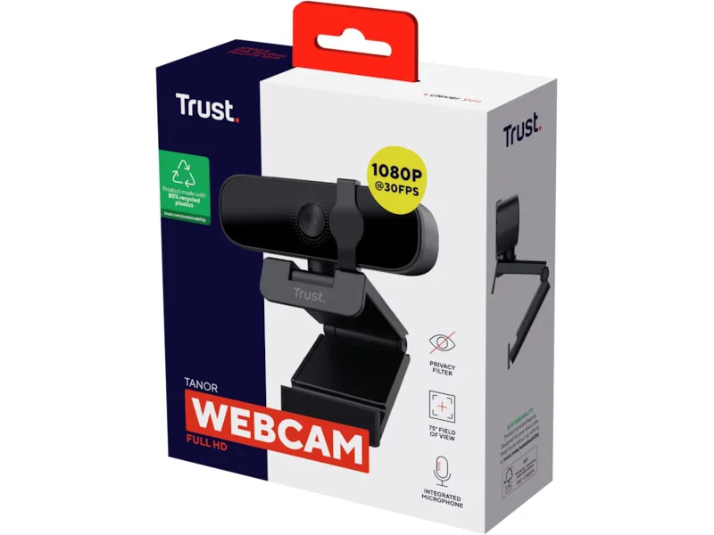 TRUST Tanor 1080p Full HD Webcam