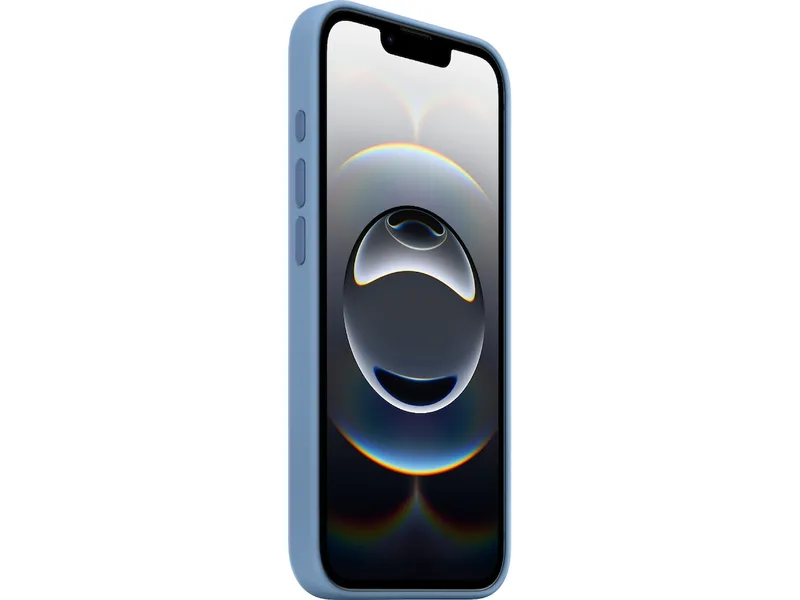 iPhone 16e Silikonskal (vinterblå)
