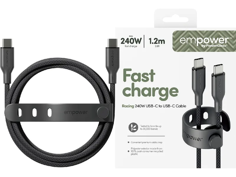 PANZERGLAS s Racing 240W USB-C kabel