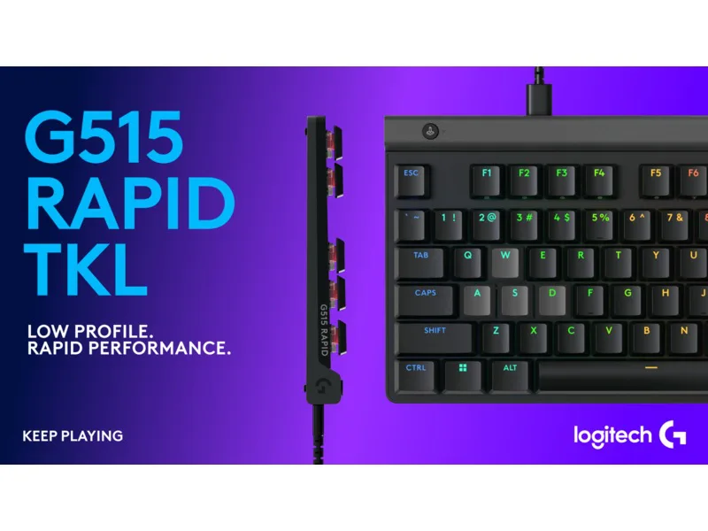 LOGITECH G515 TKL Rapid Gamingtangentbord