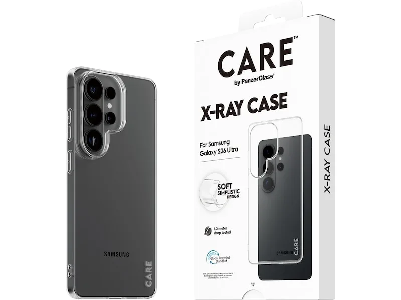 PanzerGlass CARE Galaxy S26 Ultra X-Ray fodral (genomskinligt)