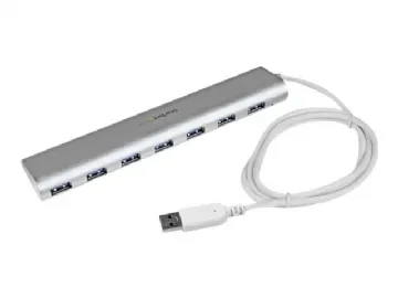 Startech .com Kompakt USB 3.0-hubb med 7 portar och inbyggd kabel