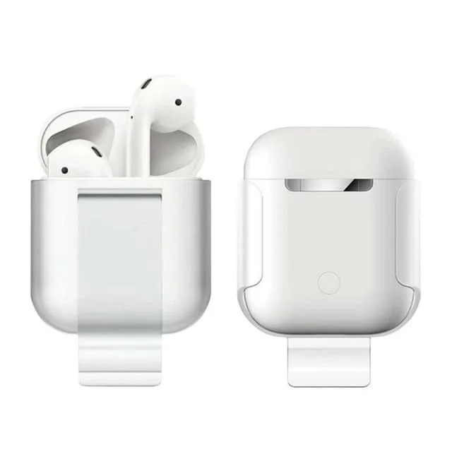 CaseOnline Bältes hållare till AirPods Transparent