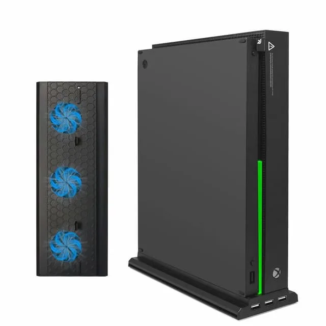 INF Xbox One X stativ med fläkt