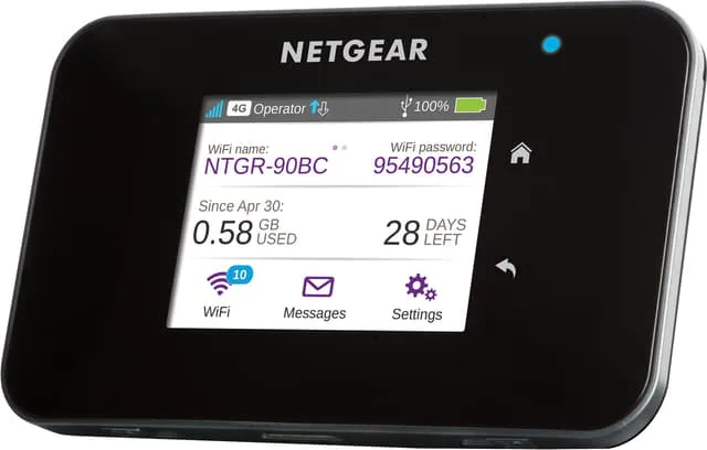 Netgear Aircard 810S mobil LTE hotspot
