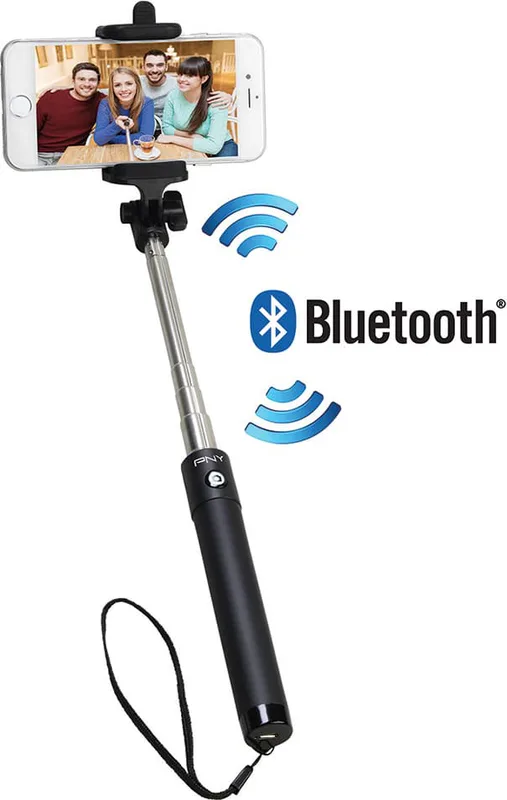 PNY trådlös selfiepinne 80cm (svart)