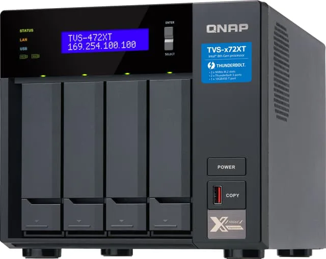 QNAP TVS-472XT-4G NAS Bay Tower
