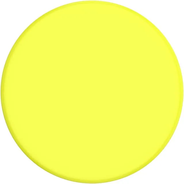 POPSOCKETS Neon Jolt Yellow Avtagbart Grip med Ställfunktion