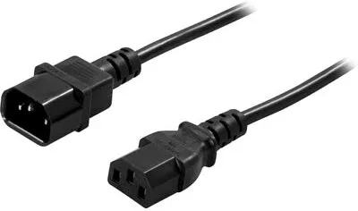 Deltaco Apparatkabel C14 till C13