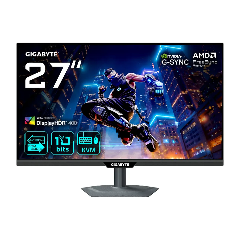 GIGABYTE M27UP platta pc-skärmar 68,6 cm (27") 3840 x 2160 pixlar 4K Ultra HD LED Svart