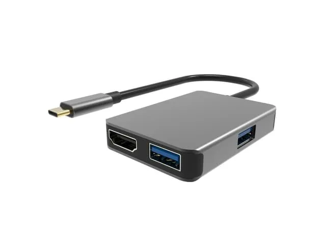 NÖRDIC 1 till 4 USB C Dockningsstation