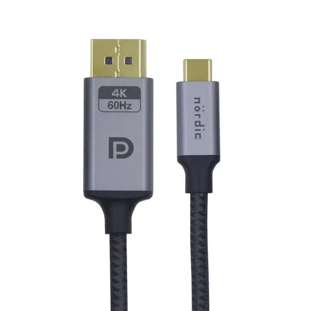 NÖRDIC 2m USBC till Displayport