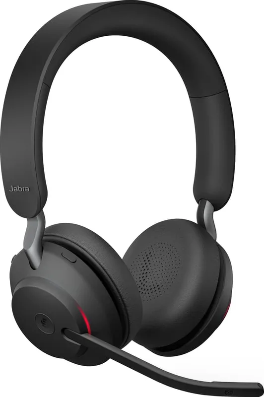 Jabra Office Trådlösa Hörlurar, Jabra Evolve2 65 Link380a Ms Stereo Black