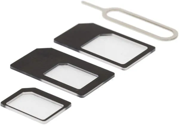 SIM-kortsadapter för micro/mini/nano-sim