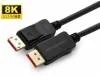 DisplayPort-kabel, DP 1.4, 8K@60Hz, MicroConnect, 3 meter