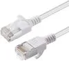 MicroConnect Cat6a U-FTP, slim, LSZH, 0,25 meter