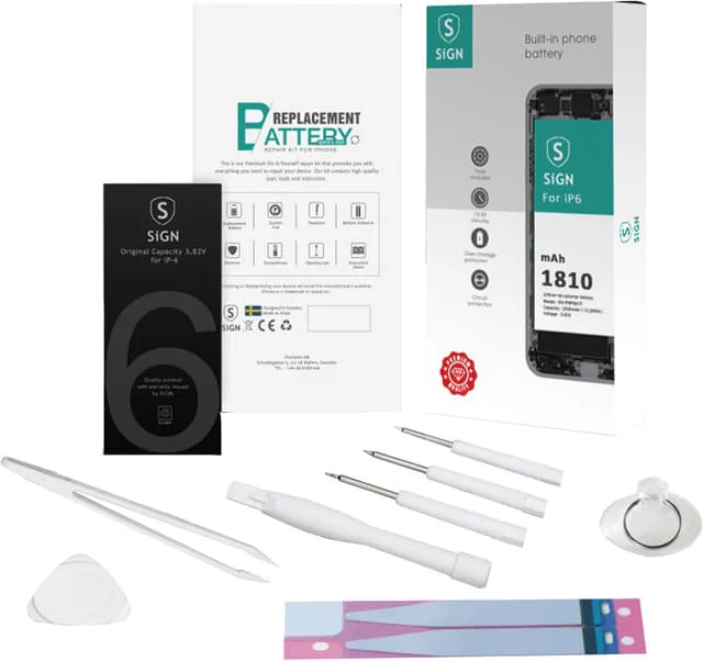 SiGN iPhone 6 utbytes batteripaket