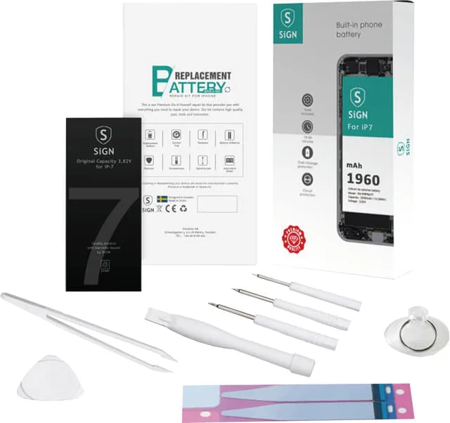 SiGN iPhone 7 utbytes batteripaket