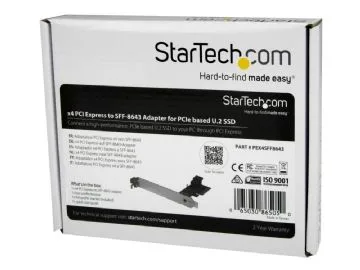 StarTech.com 4-Lane PCI Express to SFF-8643 Adapter
